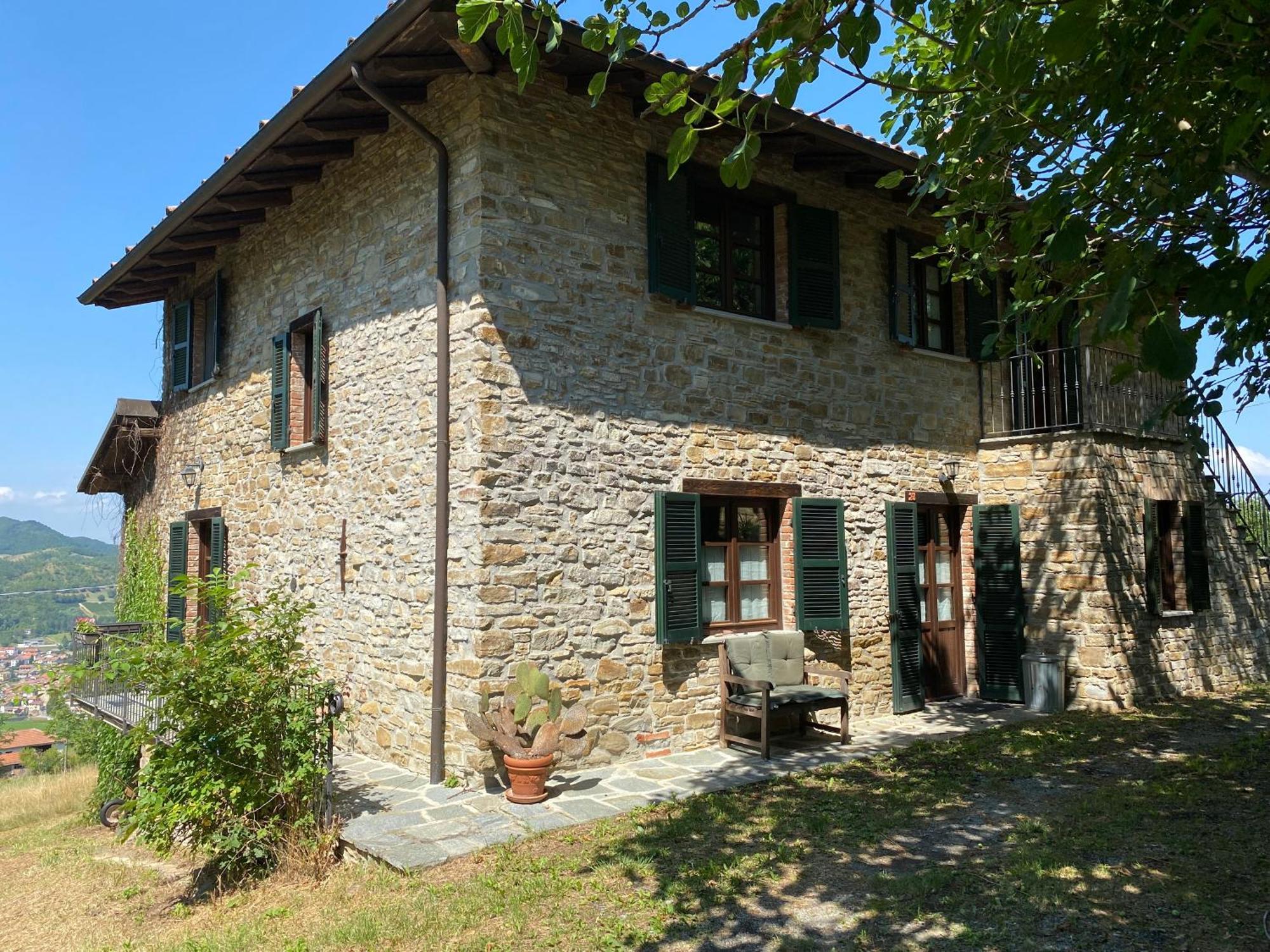 Vakantiehuis Casa Dolce Vista Monastero Bormida Bagian luar foto